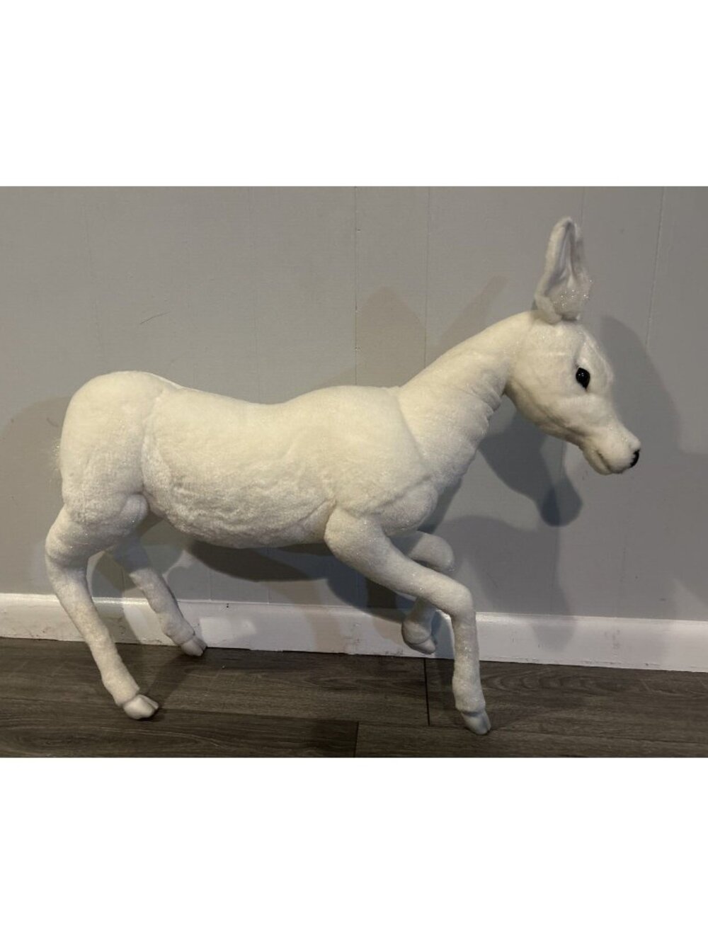 Hansa Plush Baby White Deer Reindeer Large Christmas Holiday Decor $388
